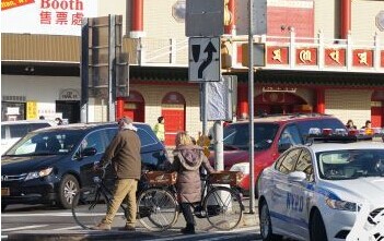 紐約華埠嚴查自行車交通安全華裔民眾質疑成效