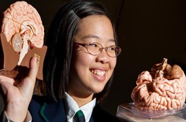 澳洲華裔女生昆州腦神經科學大賽奪冠（圖）