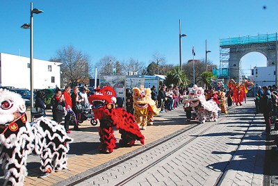 新西蘭華社舉行首屆華人龍獅大會盼傳承文化（圖）